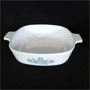 Corning Ware Blue Cornflower P-1-B 1QT Casserole Dish No Lid Made in USA Vintage
